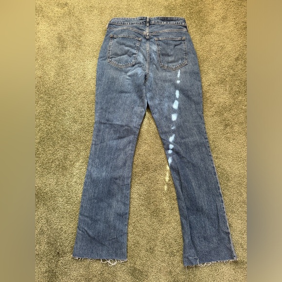 Old Navy Women’s Extra High Rise Kicker Boot Cut Jeans size 10, button waist - Picture 5 of 8